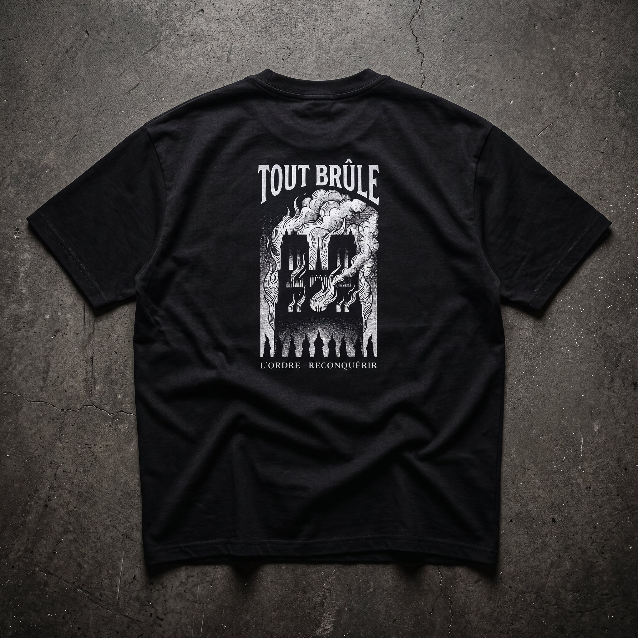 T-shirt "TOUT BRÛLE"