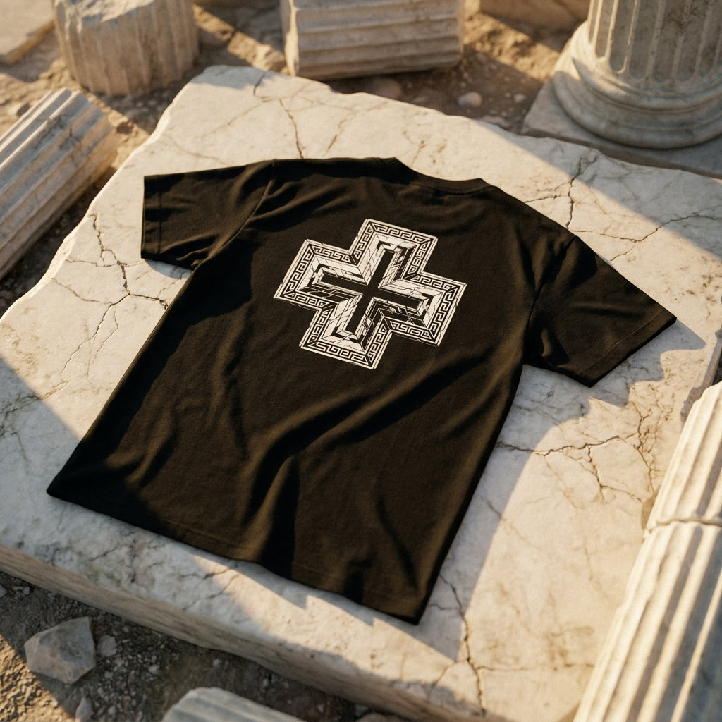 T-SHIRT "CROIX GRECQUE"