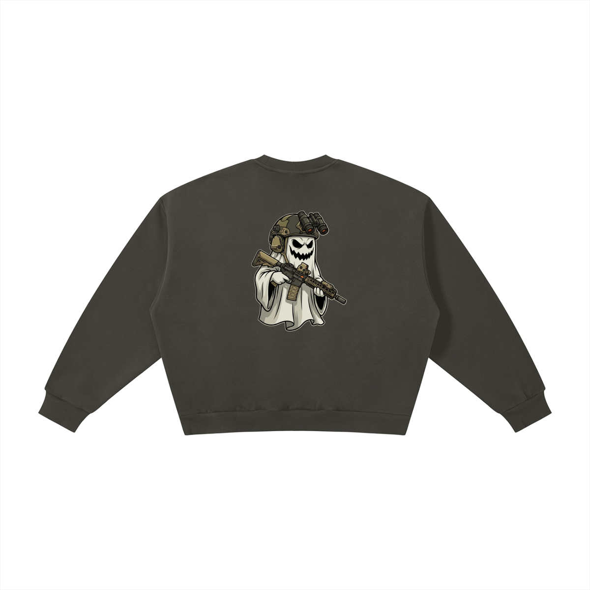 Boxy Fleece Crewneck Sweatshirt