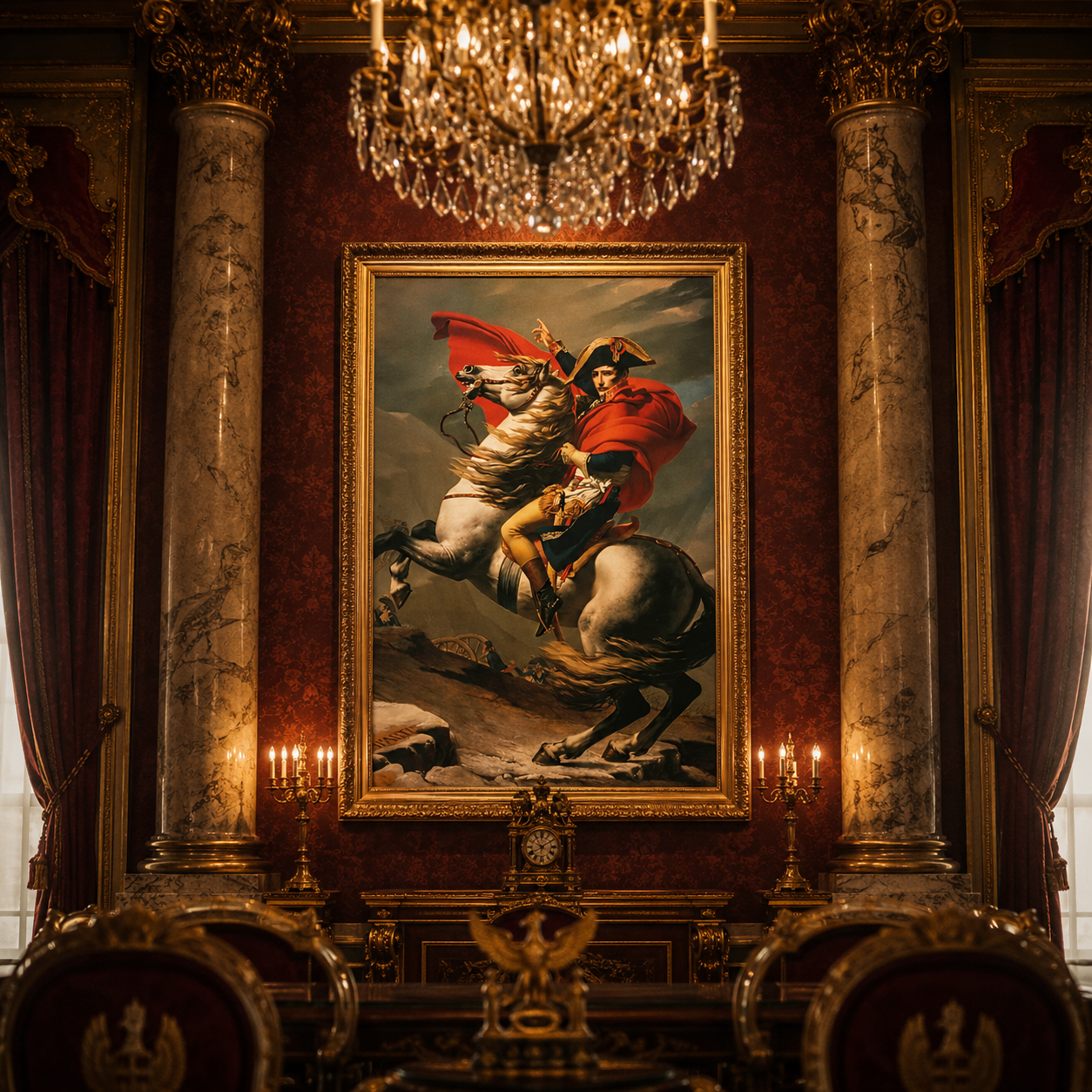 Toile encadrée de Napoléon