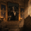 Toile encadrée de Baudouin IV (Roi de Jérusalem)