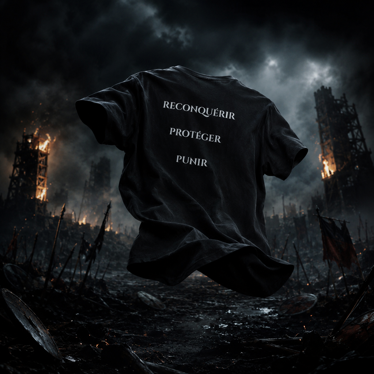 T-Shirt "Reconquérir, Protéger, Punir"