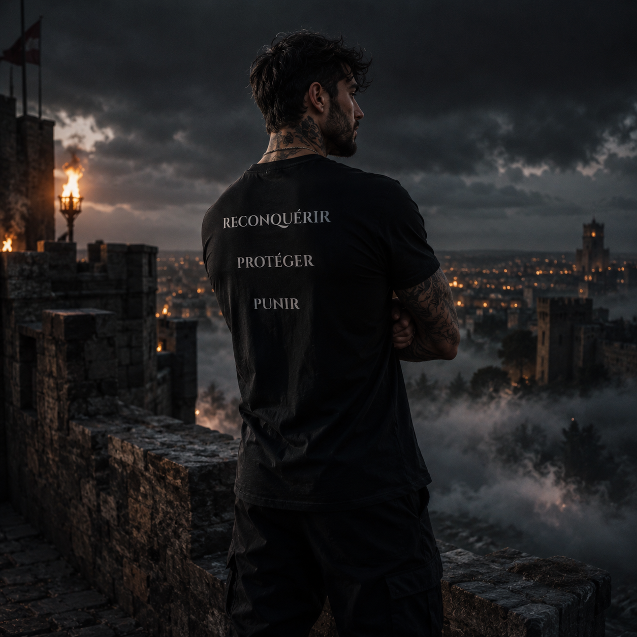 T-Shirt "Reconquérir, Protéger, Punir"