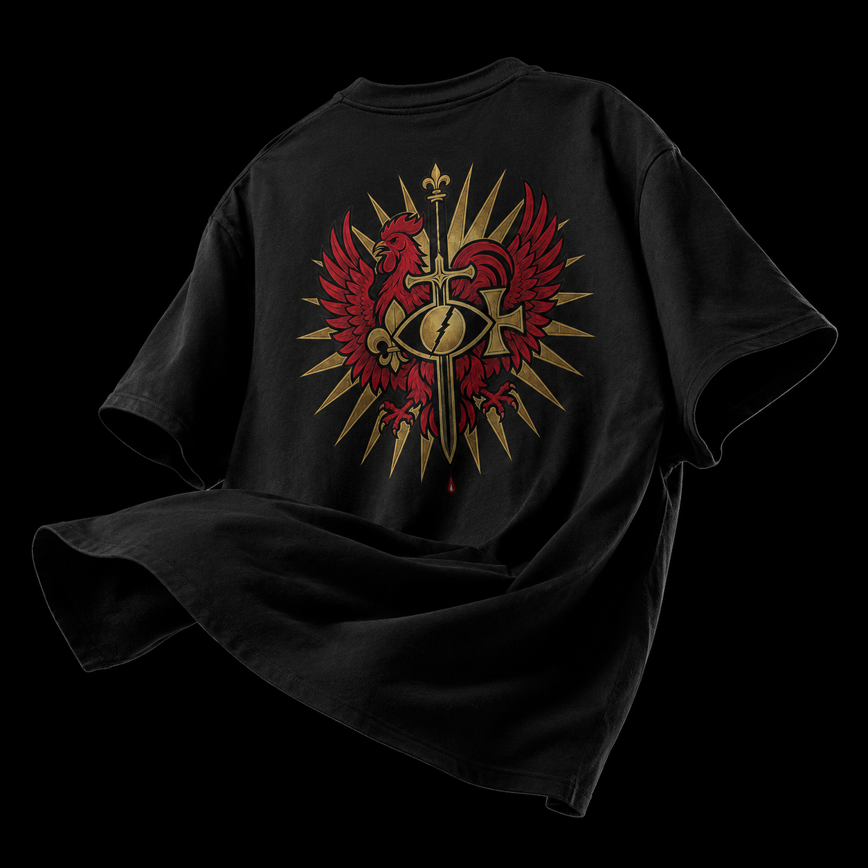 T-shirt de L'ORDRE (Nouveau logo) col montant écologique unisexe