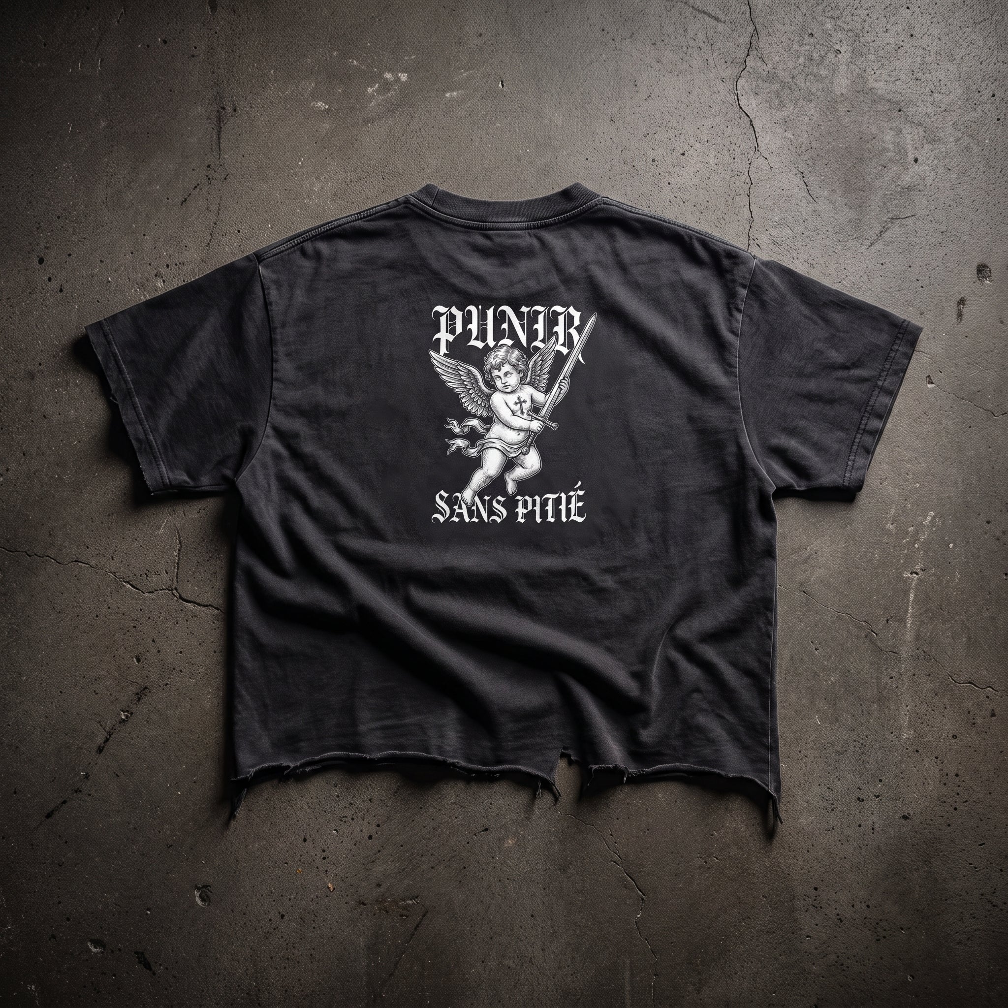 T-shirt "PUNIR SANS PITIÉ"