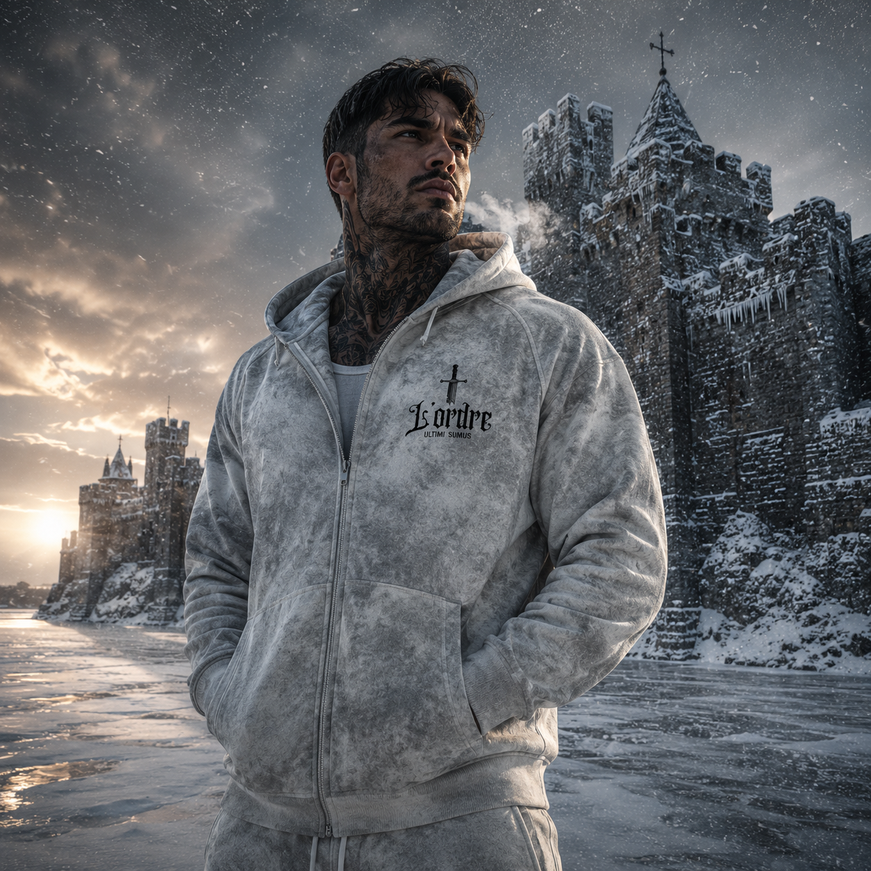 Zip Hoodie L'Ordre — La Lame Brisée