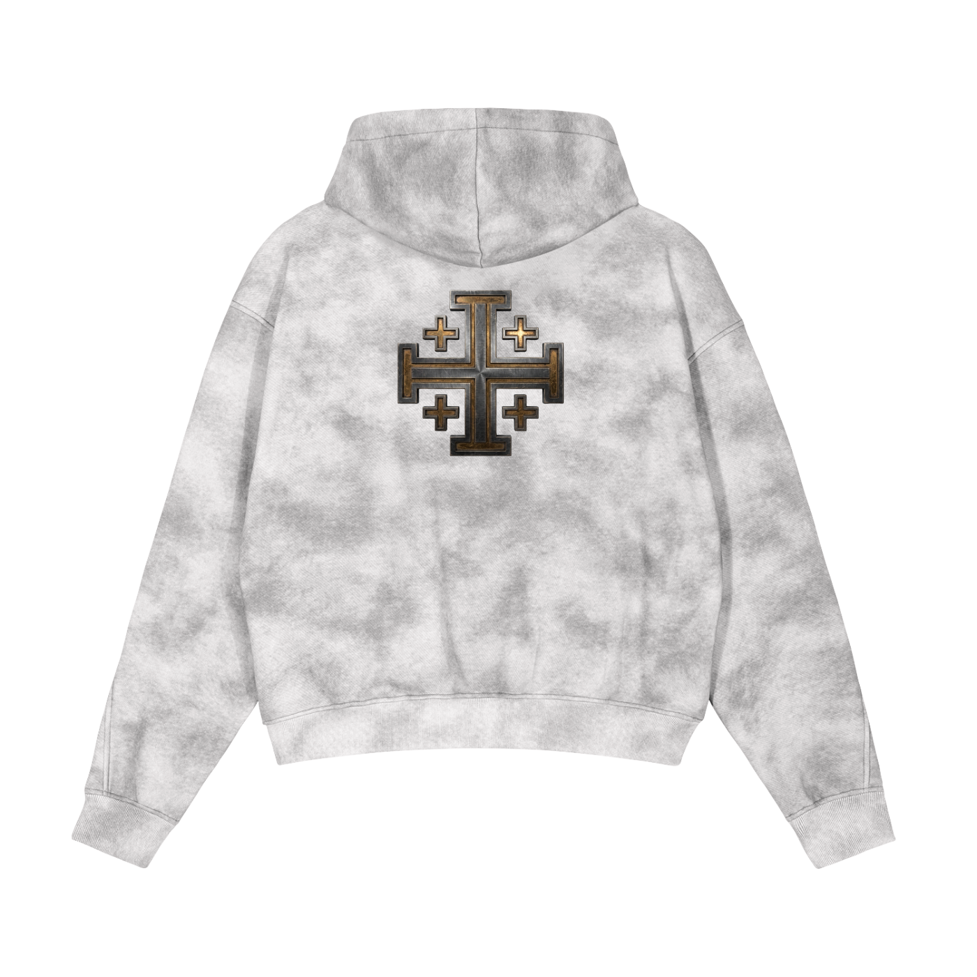 HOODIE ZIPPÉ "CROIX DE JÉRUSALEM"