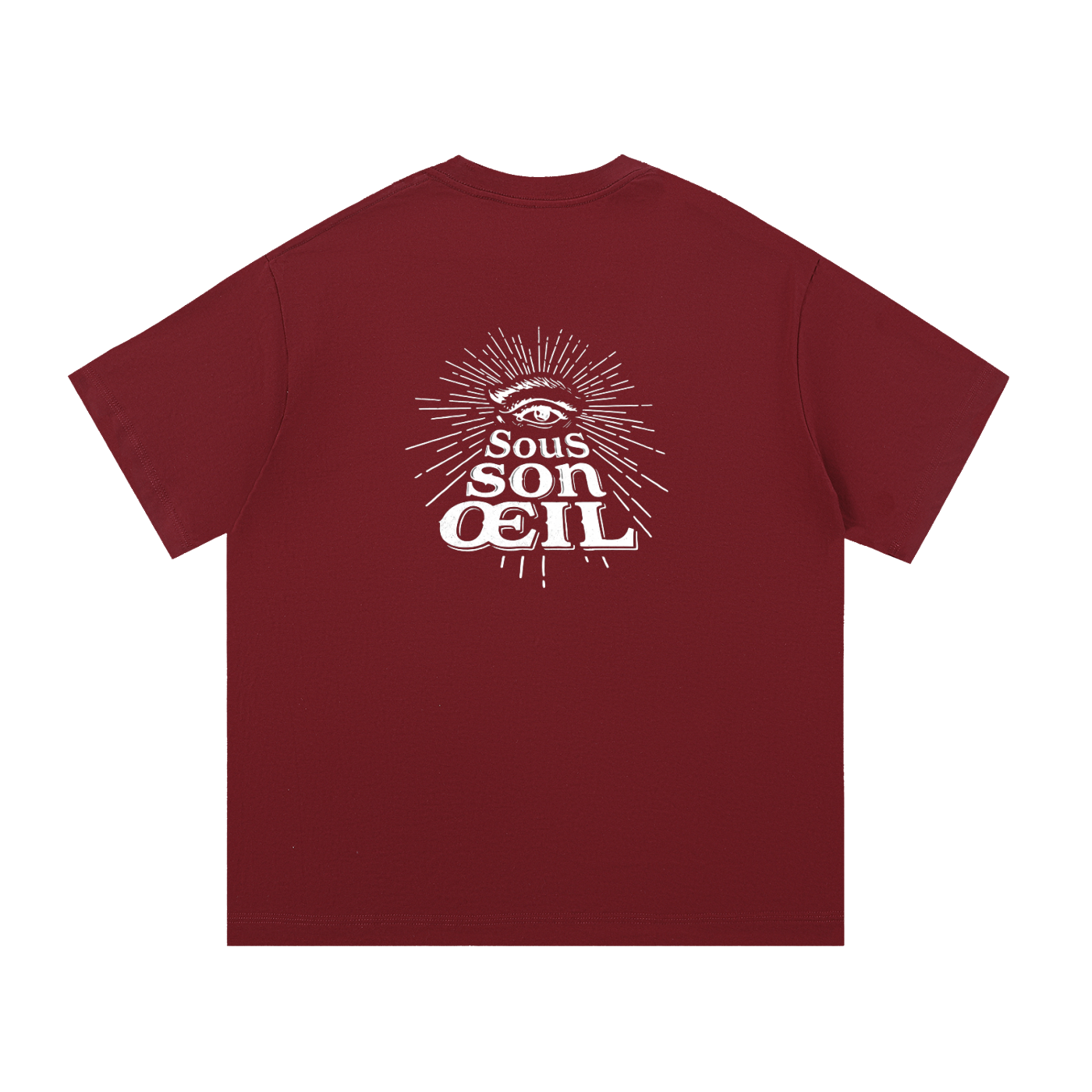 T-SHIRT ÉCARLATE SOUS SON ŒIL